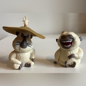 Disney Raya & The Last Dragon  Action Figures Monkeys Cake Topper Toys Playset